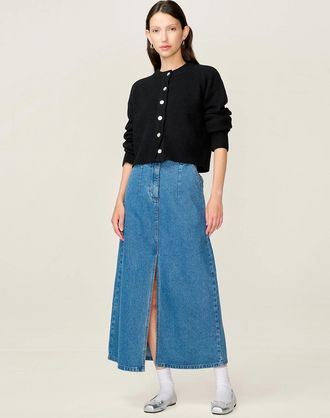 Omnes Womens August Cardigan in Black - Size: 18/20