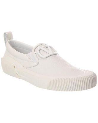 Valentino Vlog Leather Slip-On