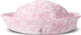 Maison Michel Basco con ricamo a fiori - Rosa