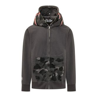 A Bathing Ape Color Camo Shark Full Zip - male - A BATHING APE - Zip-throughs - Black - XL - Sweatshirts & Hoodies