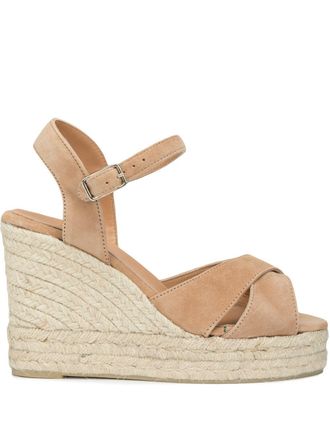 Castaner Blaudell Suede Leather Espadrilles-Donna