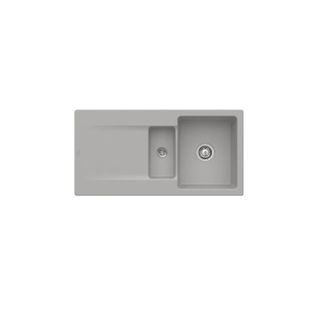 Villeroy & Boch Villeroy&boch - Fregadero 1 1/2 Senos Villeroy Et Boch Siluet 60 R Fossile Ceramicplus Con Desag&uuml;e Autom&aacute;tico