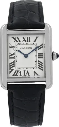 Cartier Pre-owned Cartier Tank Solo Silver Dial Ladies Watch W5200005