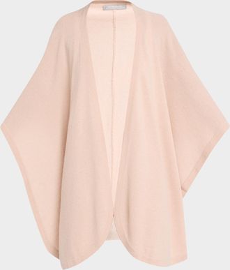 Neiman Marcus Cashmere Open-Front Cape