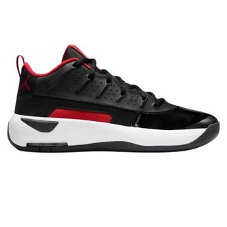 Nike Air Jordan Max Aura 7 leren basketbalschoenen voor heren (Zwart, Rood)