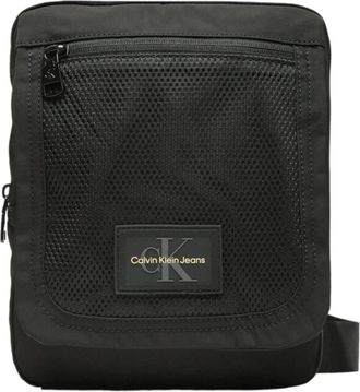 Calvin Klein Jeans Heren Schoudertas Sport Essentials - Heren - Schoudertassen - Zwart - ONE Size - Polyester - Tassen