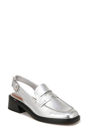Franco Sarto Giada Slingback Loafer Pump in Silver at Nordstrom Rack, Size 8