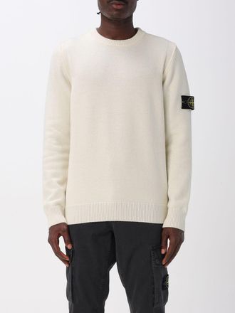 Stone Island Maglia a girocollo con logo Stone Island