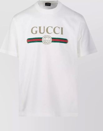 Gucci silk blend logo t-shirt