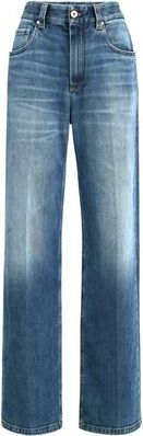 Brunello Cucinelli Contemporary Loose trousers in Denim at Nordstrom, Size 34 It