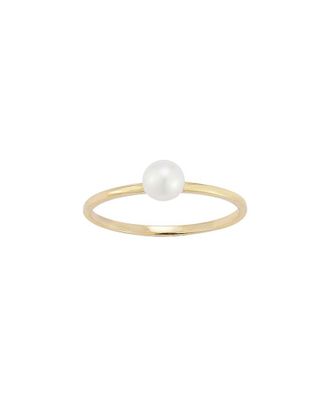 Italian Gold, Inc 14K Italian Gold 4Mm Pearl Ring