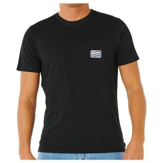 Rip Curl Streamline Pocket Badge Tee T-Shirt f&uuml;r Herren | schwarz