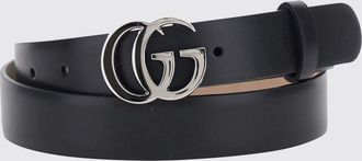 Gucci Cintura GG Marmont in pelle di vitello liscia con fibbia monogram