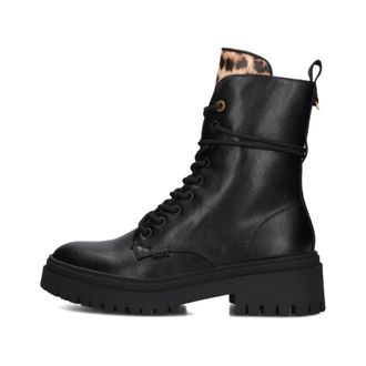 Mexx Schoenen, Dames, Zwart, 38 EU, Wol, Stijlvolle Keto Veterschoenen