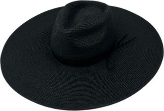 MARCUS ADLER Straw Panama Hat in Black at Nordstrom Rack