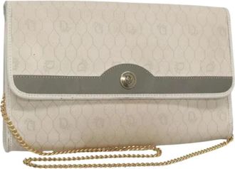 Dior Pre-owned Plastic Schoudertas - Dames - Vintage Schoudertas - Wit - ONE Size - Leer - Vintage