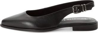 Tamaris Schoenen, Dames, Zwart, 37 EU, Leer, Slingpumps van leer