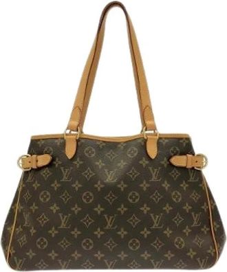 Louis Vuitton Pre-owned Batignolles Horizontal Monogram Tote Bag - Dames - Vintage Shopper - Bruin - ONE Size - Vintage
