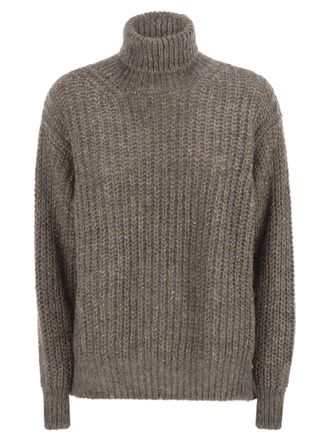 Herno Wool And Alpaca Turtleneck Jumper