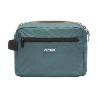 K-Way Demu Beauty Case - unisex - Tassen - Groen - Maat: ONE Size Nylon