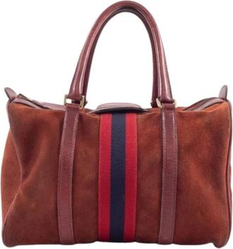 Gucci Pre-owned Handbags, female, Multicolor, Size: ONE SIZE Pre-owned Boston bag