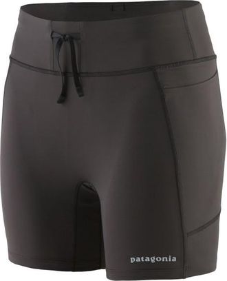 Patagonia Endless Run Shorts 6 Laufshorts für Damen | schwarz/grau