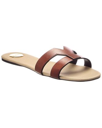 Saint Laurent Mabrouka Leather Sandal