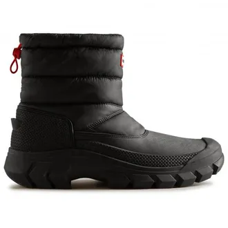 Hunter Intrepid Short Snow Boot Winterschuhe f&uuml;r Herren | schwarz