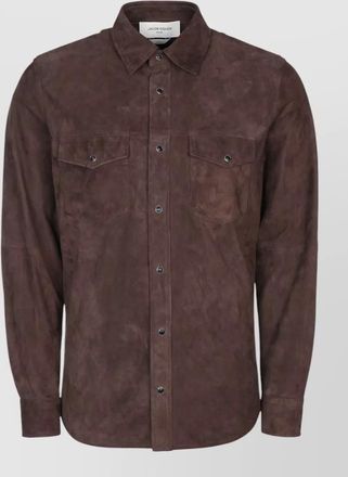 Jacob Cohen suede shirt