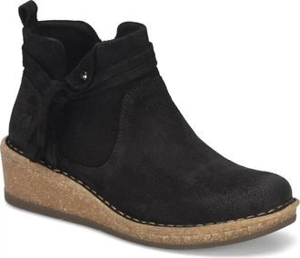 B&oslash;rn Born Vaughn BR0062309 Boots Womens Black Distressed Suede Bootie ZOGG3822