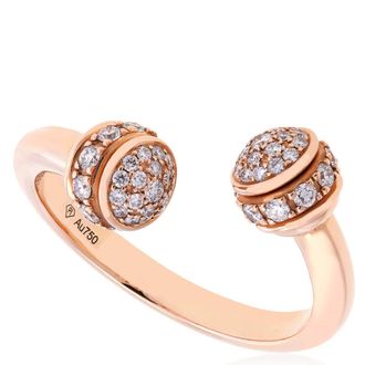 Piaget Possession 18K Rose Gold Open Ring, Size 52