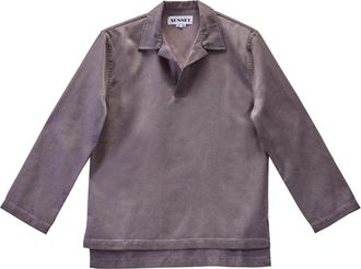 Sunnei Mega Over Polo - Dames - Polos - Paars - M - Wol - Tops