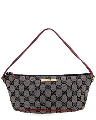 Gucci Beige Cotton Handbag (Authentic Pre-Loved)