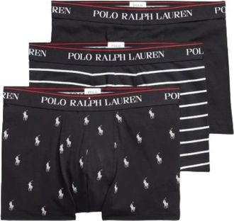Ralph Lauren 3-Pack Stretch Katoenen Boxershorts - Heren - Onderbroek - Zwart - 2XL - Katoen - Ondergoed