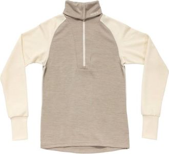 Devold Expedition Merino Silk Zip Merinounterwäsche für Damen | beige