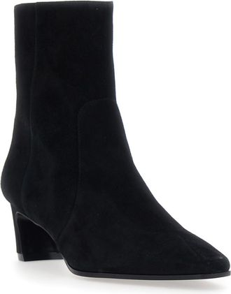 Stuart Weitzman Black Ankle Boots