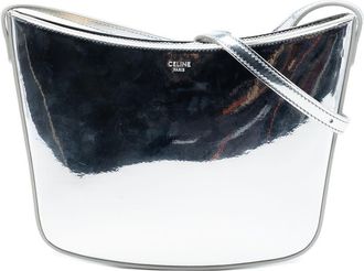 Celine Pre-owned Celine Medium Mirror Calfskin Croque Shoulder Bag Ladies DQ8LHG2I1MET9NFT