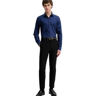 Calvin Klein Slim Cotton Stretch Non-Iron Shirt - male - Calvin Klein - Formal Shirts - Blue - 3XL - Shirts