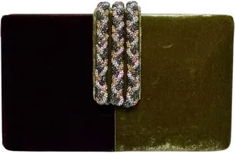 Simitri Braided Fringe Clutch in Mocha at Nordstrom