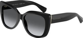Tiffany & Co. Stijlvolle zonnebril met gepolariseerde lenzen - Dames - Zonnebrillen - Zwart - 55 MM - Accessoires