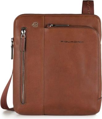 Piquadro Mens crossbody bag - Heren - Schoudertassen - Bruin - ONE Size - Tassen