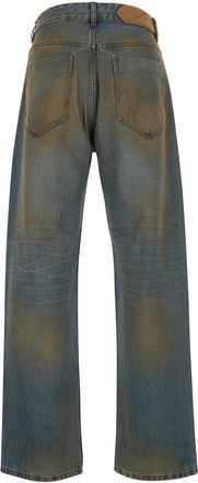Jacquemus Mens Jeans Le De-Nimes Berger Grey Cotton