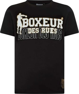 Boxeur Des Rues T-Shirt BOXEUR DES RUES BOXEUR DES RUES T-Shirt New Iconic Logo, Herren, Gr. XXL, schwarz, Obermaterial: 95% Baumwolle CO. 5% Elasthan EL., Shirts T-S