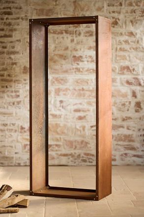 Terrain Weathering Steel Rectangle Log Holder