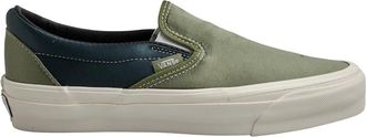 Vans Satin Slip-On Sneakers met Premium Finish - Heren - Sneakers - Groen - 36 1/2 EU - Satijn - Schoenen