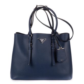 Prada Convertible Square Open Tote schoudertas