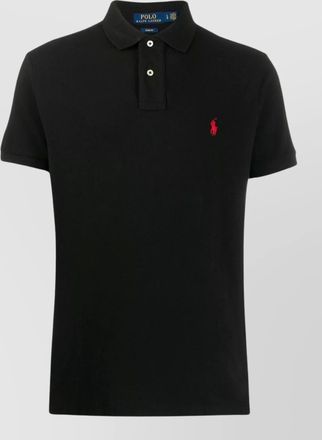 Polo Ralph Lauren refined mesh polo with ribbed collar and tennis tail