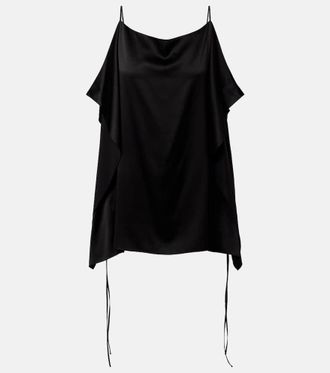 The Row Koray silk top