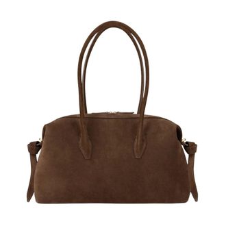 Yuzefi Tassen, Dames, Bruin, ONE Size, Leer, Brioche Holdall