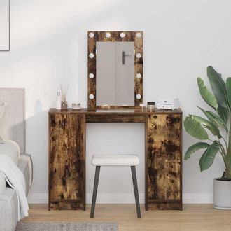 vidaXL Tavolo Da Trucco Marrone 102 X 33 X 135 Cm Legno Multistrato - Vidaxl